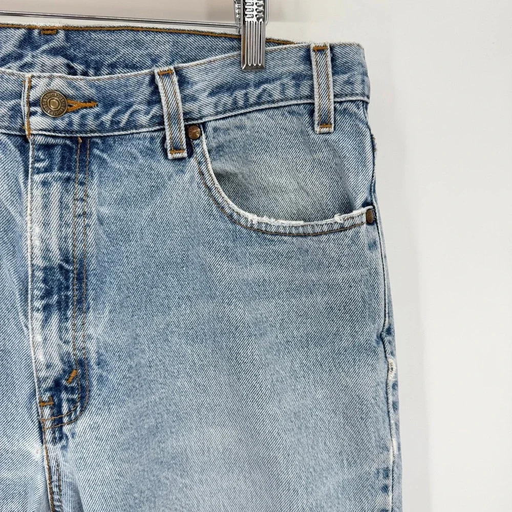 Vintage Y2K‎ Mens 36x30 Levis 540 Relaxed Fit Distressed Light Wash Jeans Denim